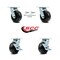 Service Caster 5 Inch Phenolic Caster Set with Roller Bearings 2 Swivel Lock 2 Brake SCC SCC-30CS520-PHR-BSL-2-TLB-2 - alternate 6